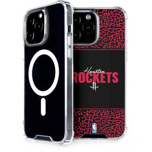 NBA Houston Rockets Elephant Print iPhone 15 Pro Max MagSafe Case